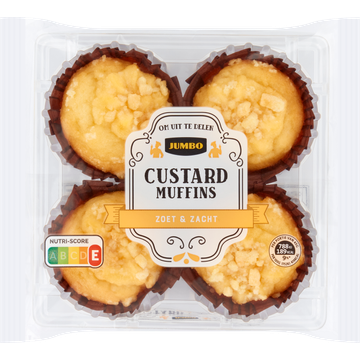 Jumbo Custard Muffins - JUMBO