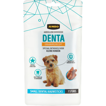 Jumbo Denta Small Dental Kauwsticks 7 Stuks - JUMBO