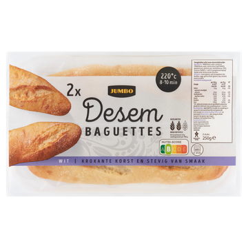 Jumbo - Desem Baguettes - 2 Stuks - JUMBO