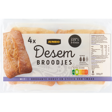Jumbo - Desem Broodjes - 4 Stuks - JUMBO