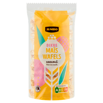Jumbo Dikke Maïswafels Zeezout - JUMBO