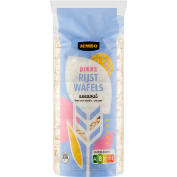 Jumbo Dikke Rijstwafels Zeezout - JUMBO