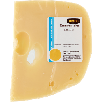 Jumbo Emmentaler Kaas 45+ Kleinverpakking - JUMBO