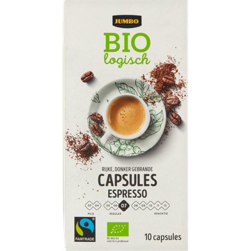 Jumbo Espresso Koffiecups Biologisch - JUMBO