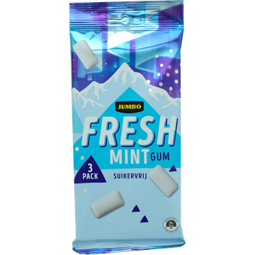 Jumbo Fresh Mint Gum Suikervrij - JUMBO