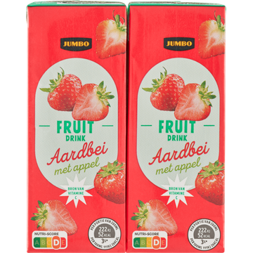Jumbo Fruit Drink Aardbei met Appel - JUMBO
