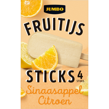 Jumbo Fruitijs Sticks Sinaasappel-Citroen - JUMBO