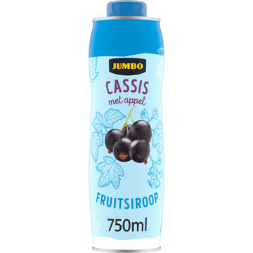 Jumbo Fruitsiroop Cassis met Appel 0% Suiker - JUMBO