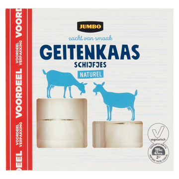 Jumbo Geitenkaas Schijfjes Naturel Voordeelverpakking - JUMBO