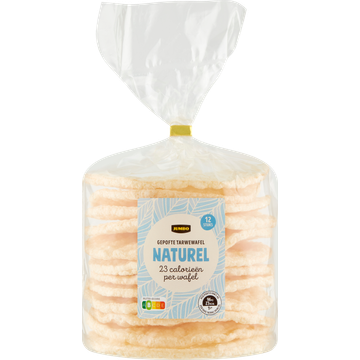 Jumbo Gepofte Tarwewafel Naturel 12 Stuks - JUMBO