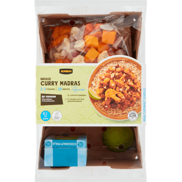 Jumbo Gesneden Maaltijdpakket Indiase Curry Madras 2-3 Personen - JUMBO
