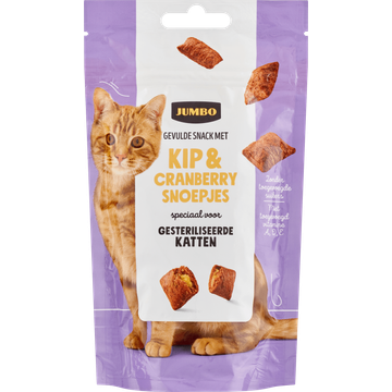 Jumbo Gevulde Snack met Kip & Cranberry Snoepjes - JUMBO