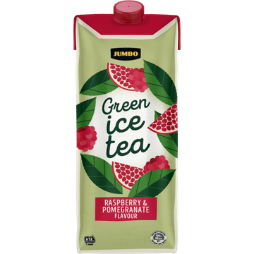 Jumbo Green Ice Tea Framboos & Granaatappel Smaak - JUMBO