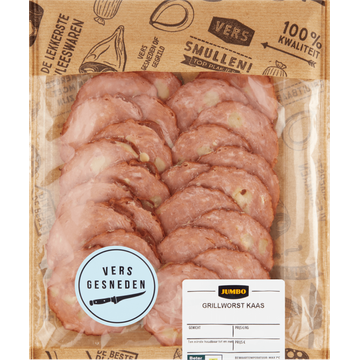 Jumbo Grillworst Kaas ca. 130 g - JUMBO