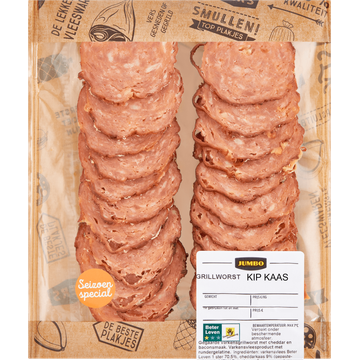Jumbo Grillworst Kip Kaas - JUMBO