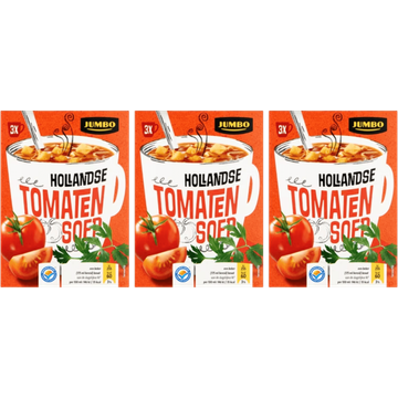 Jumbo Hollandse Tomatensoep 3 x 3 Stuks - JUMBO
