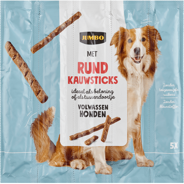 Jumbo Honden Kauwsticks Rund - JUMBO