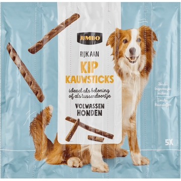 Jumbo Honden Kip Kauwsticks 5 Stuks - JUMBO
