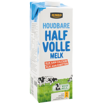 Jumbo Houdbare Halfvolle Melk 1 L - JUMBO