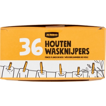 Jumbo Houten Wasknijpers - JUMBO
