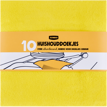 Jumbo Huishouddoekjes 10 Stuks - JUMBO