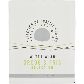 Jumbo Huiswijn - Witte Wijn - Droog & Fris - Selection - JUMBO