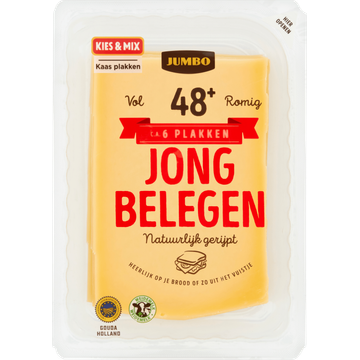 Jumbo Jong Belegen Kaas 48+ Plakken - JUMBO