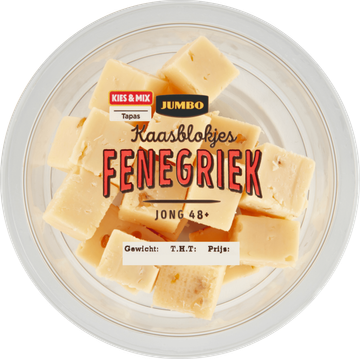Jumbo Kaasblokjes Fenegriek Jong 48+ - JUMBO