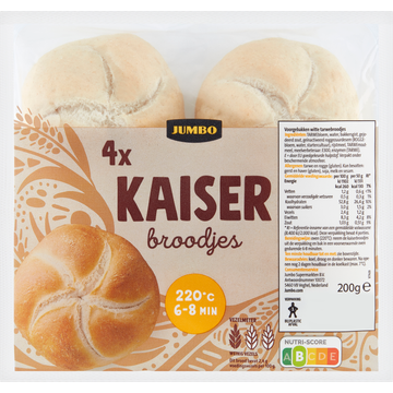 Jumbo - Kaiser Broodjes - 4 Stuks - JUMBO