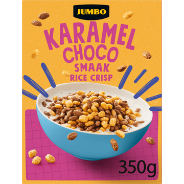 Jumbo Karamel Choco Smaak Rice Crisp - JUMBO