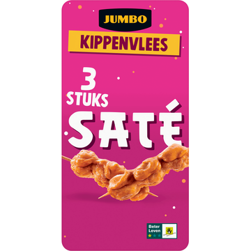 Jumbo Kipsaté op Stokje 3 Stuks - JUMBO