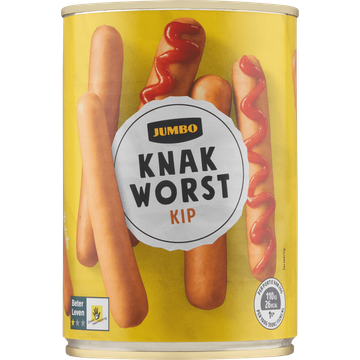 Jumbo Knakworst Kip 10 Stuks - JUMBO