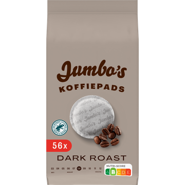 Jumbo Koffiepads Dark Roast 56 Stuks - JUMBO