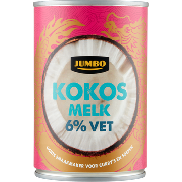 Jumbo Kokosmelk 6 % Vet 400 ml - JUMBO