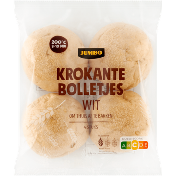 Jumbo - Krokante Bolletjes Wit - 4 Stuks - JUMBO