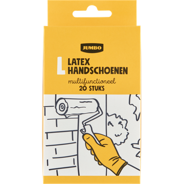 Jumbo Latex Handschoenen L - JUMBO