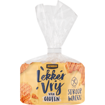 Jumbo Lekker Vrij van Gluten Stroop Wafels - JUMBO
