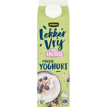 Jumbo Lekker Vrij van Lactose Magere Yoghurt - JUMBO
