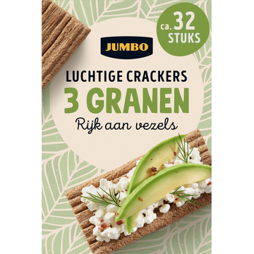 Jumbo Luchtige Crackers 3 Granen - JUMBO