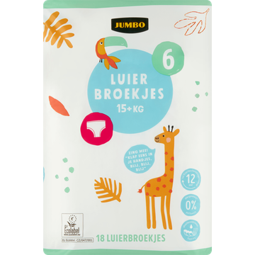 Jumbo Luierbroekjes Maat 6 15+ kg 18 Stuks - JUMBO