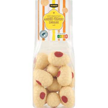 Jumbo Luxe Paaseitjes Aardbei-Yoghurt Smaak Wit - JUMBO
