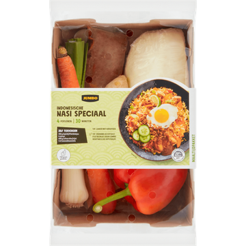 Jumbo Maaltijdpakket Indonesische Nasi Speciaal 4 Personen - JUMBO
