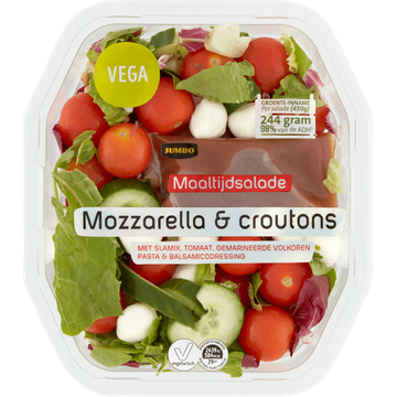 Jumbo Maaltijdsalade Mozzarella & Croutons 450 g - JUMBO