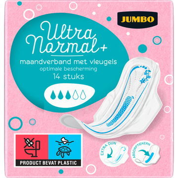 Jumbo Maandverband Ultra Normal+ met Vleugels - JUMBO
