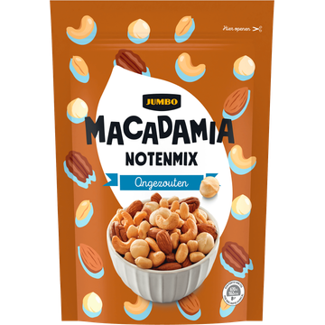 Jumbo Macadamia Notenmix Ongezouten - JUMBO