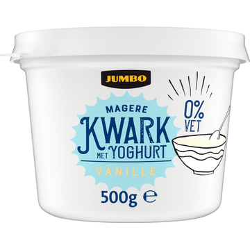 Jumbo Magere Kwark met Yoghurt Vanille 0% Vet - JUMBO