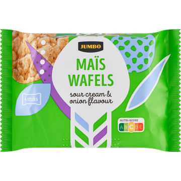 Jumbo Maïswafels Sour Cream & Onion - JUMBO