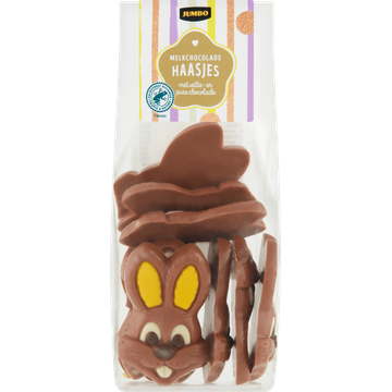 Jumbo Melkchocolade Haasjes met Witte- en Pure Chocolade - JUMBO