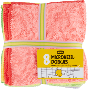 Jumbo Microvezeldoekjes 8 Stuks - JUMBO