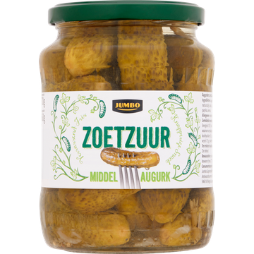 Jumbo Middel Augurk Zoetzuur - JUMBO